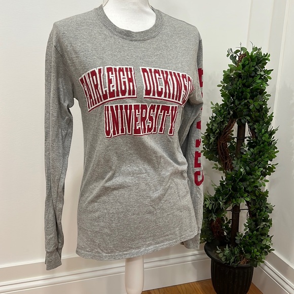 FDU college long sleeve tee SMALL - Picture 1 of 5